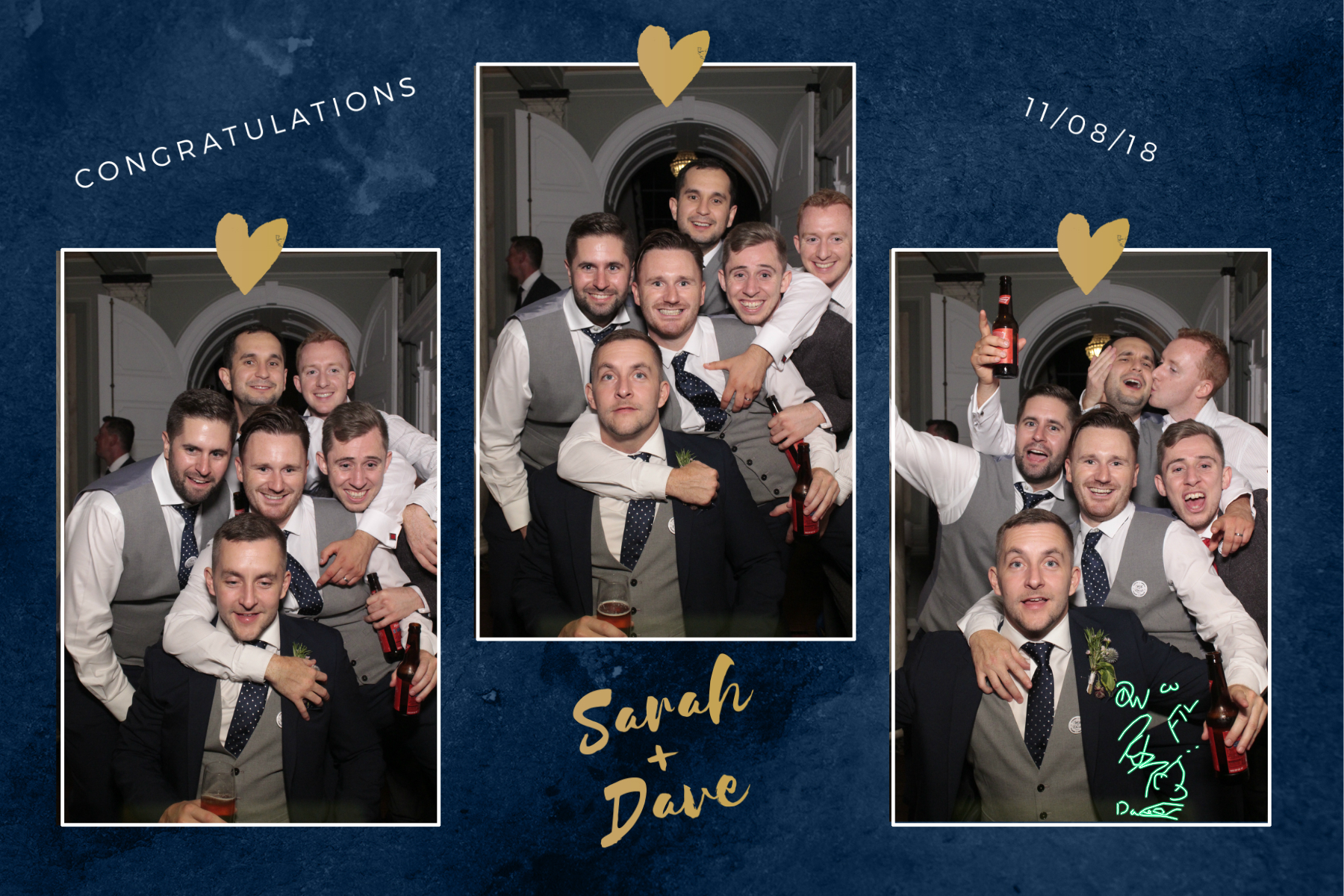 Sarah & Dave's Wedding | View more photos from the event at gallery.myphotoboothexperience.co.uk/u/MyPhotoBoothExperienceLtd/Sarah-Daves-Wedding